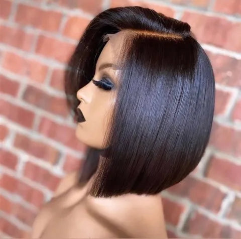 SHORT STRAIGHT BOB WIG (BLACK)