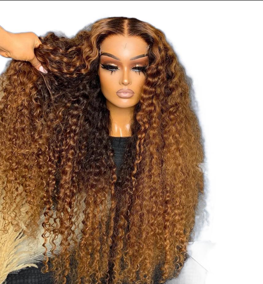 Swish curly Hd hair lace front wig